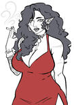 Illustration- A Troubled Woman